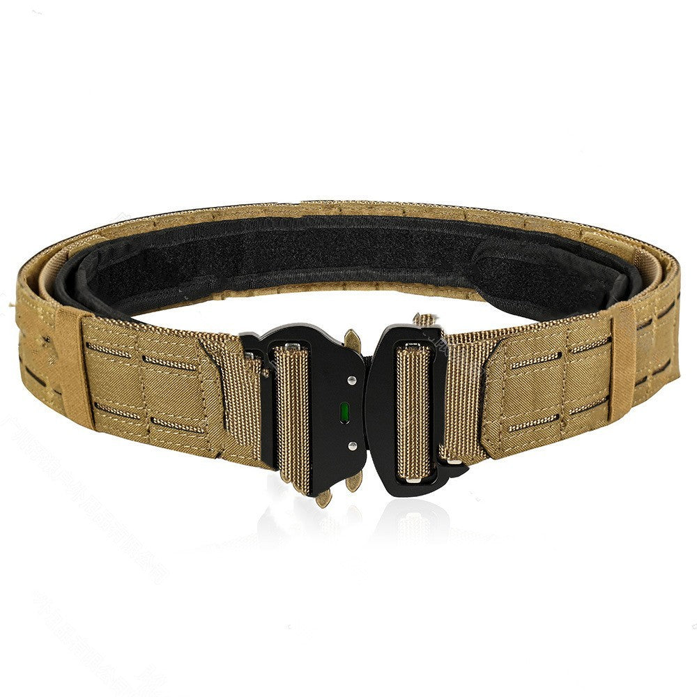 Military Training Tactics Double Layer Belt