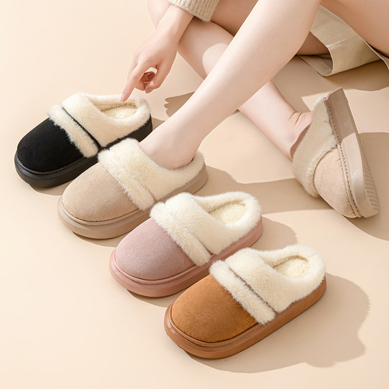 Cotton Slippers Thick Bottom