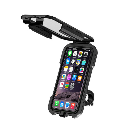 Outdoor Riding Rainproof Charging Mobile Phone Case Holder With Cable Fast Charging