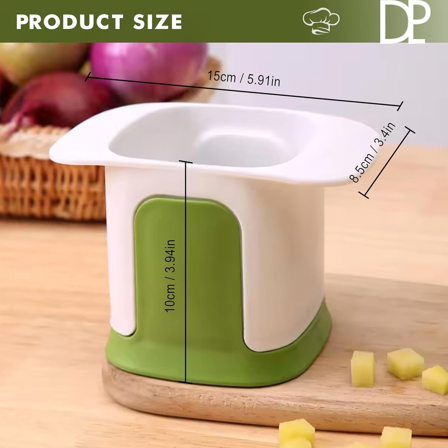 Chopping Cup And Cup Cutter For Fruits And Vegetables.