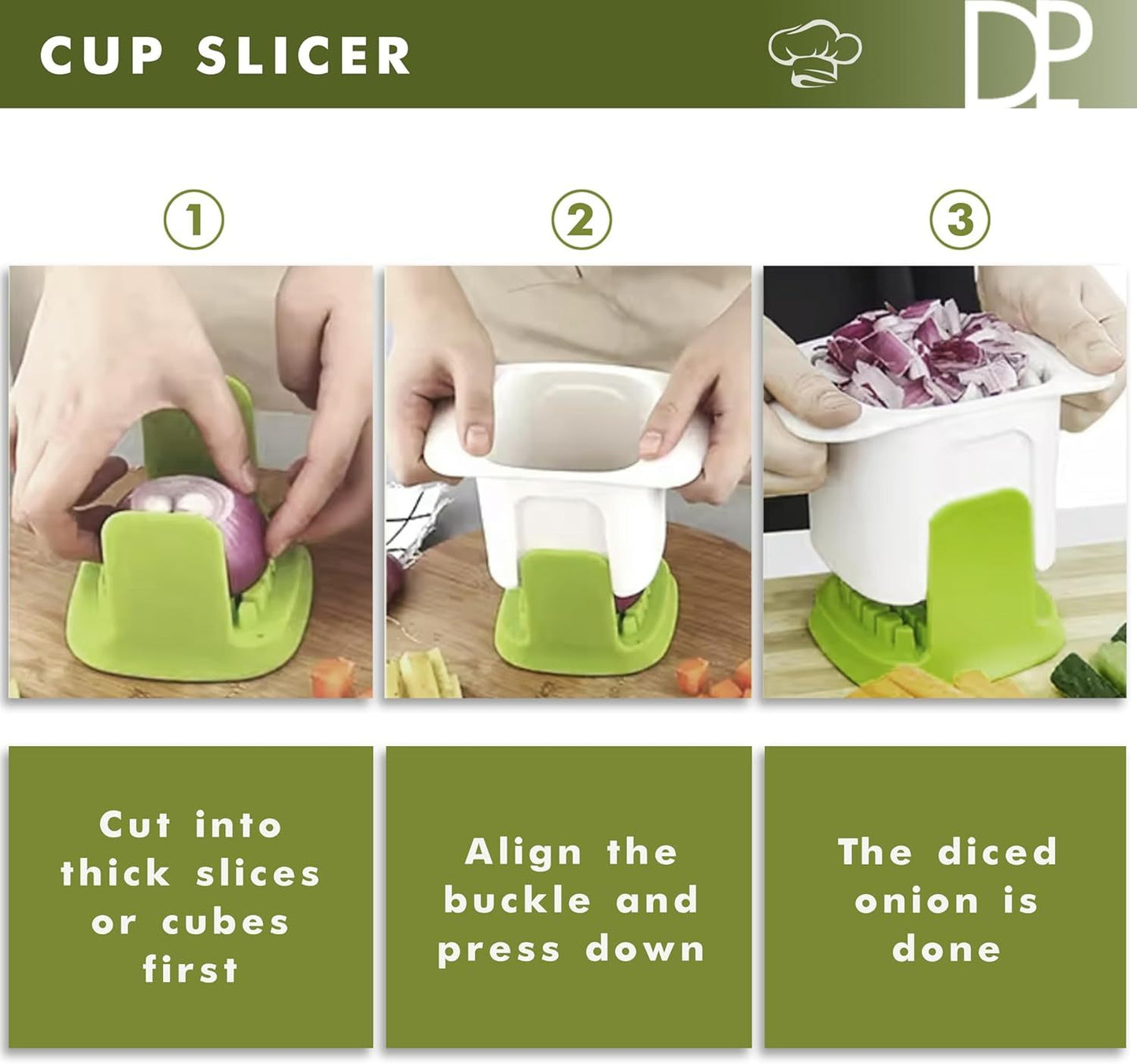 Chopping Cup And Cup Cutter For Fruits And Vegetables.