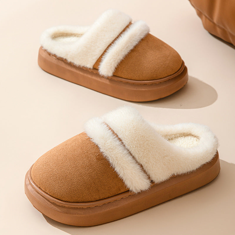 Cotton Slippers Thick Bottom